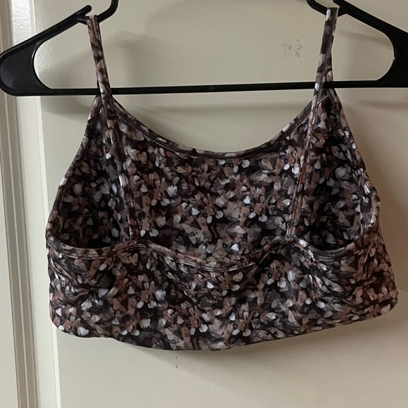 NWOT XL Sage Abstract Floral Sports Bra - Picture 2 of 6